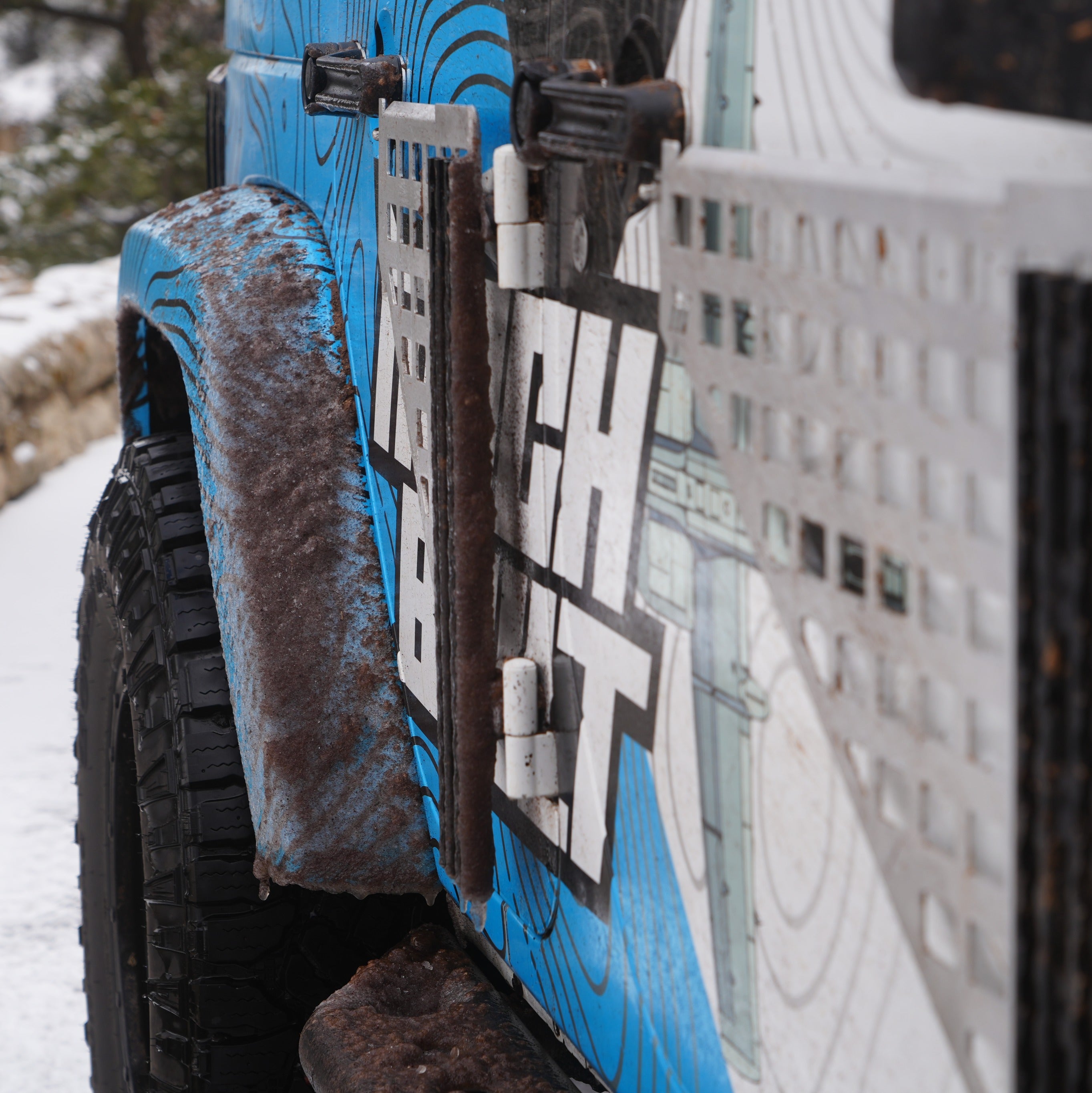 JK Molle Door Skin Left Rear